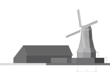 Beeld vanaf de pastorie